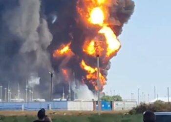 როსტოვის ნავთობბაზას უკრაინულმა დრონებმა დღეს ისევ შეუტიეს