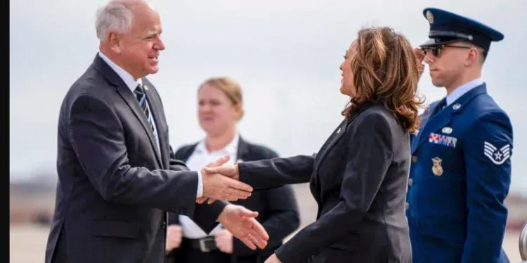 კამალა ჰარისმა ვიცე-პრეზიდენტობის კანდიდატად ტიმ უოლცი დაასახელა