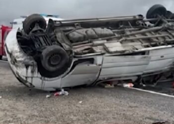 18 ადამიანი დაშავდა მიკროავტობუსის ამოტრიალების შედეგად თურქეთში