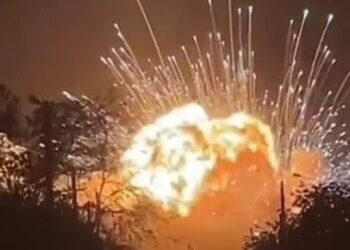 უკრაინული დრონებით იერიშის შედეგად რუსეთში იარაღის საწყობი აფეთქდა