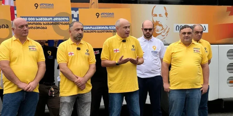 ვიდეო – „ძლიერი საქართველოს“ შეხვედრა ლანჩხუთის მოსახლეობასთან