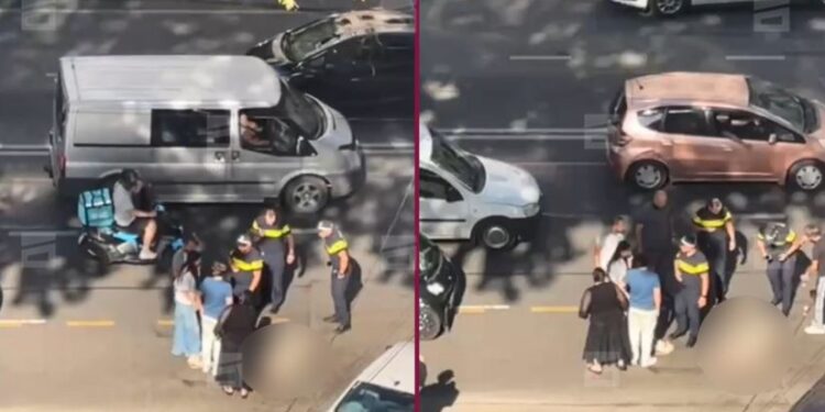 ქალს მანქანა დაეჯახა – ატოსაგზაო შემთხვევა თბილისში