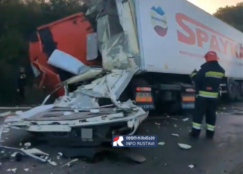 ავარია რუსთავი-თბილისის ავტობანზე – რა ხდება ადგილზე