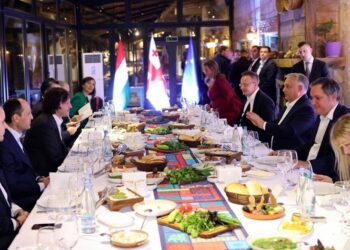 ირაკლი კობახიძემ ვიქტორ ორბანს ოფიციალურ ვახშამზე უმასპინძლა