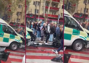 თბილისში ერთმანეთს მსუბუქი ავტომობილი და სასწრაფოს მანქანა შეეჯახნენ