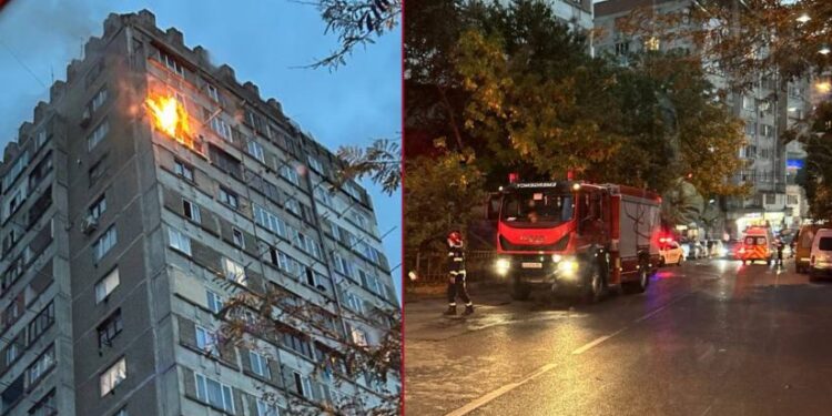 თბილისში საცხოვრებელ ბინაში ხანძარია