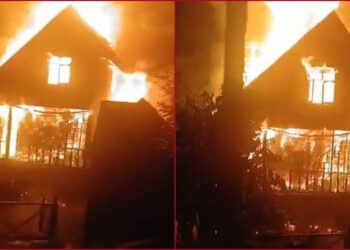 აჭარაში საცხოვრებელი სახლი დაიწვა