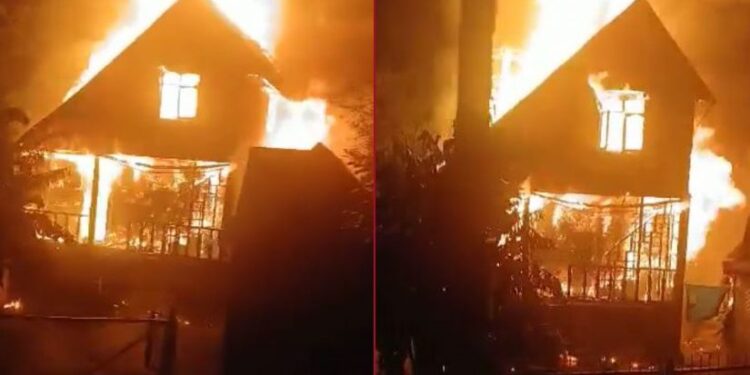 აჭარაში საცხოვრებელი სახლი დაიწვა