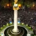 „თავისუფლების მოედანზე“ „ქართული ოცნების“ საარჩევნო კამპანიის დასკვნითი ღონისძიება მიმდინარეობს