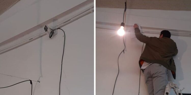 რუსთავის საარჩევნო უბანზე ვიდეო სათვალთვალო კამერა დააფიქსირეს