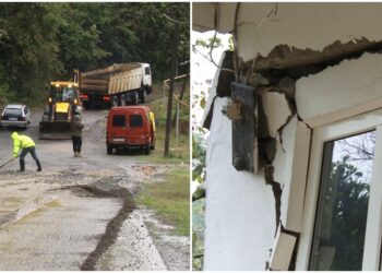 ლანჩხუთში უამინდობის გამო სახლები კიდევ რამდენიმე ოჯახმა დატოვა