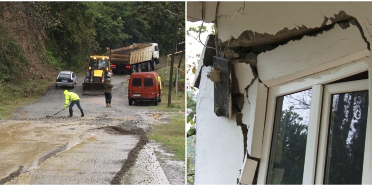 ლანჩხუთში უამინდობის გამო სახლები კიდევ რამდენიმე ოჯახმა დატოვა