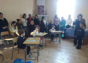 გომის სკოლის განახლებული სივრცეები „დედაენის“ ზეიმით გაიხსნა