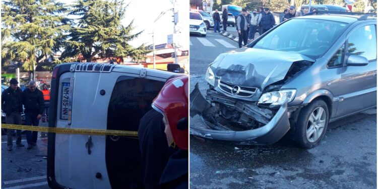 მძიმე ავარია ბათუმში – დაშავებულია ოთხი ადამიანი, მათ შორის ბავშვი