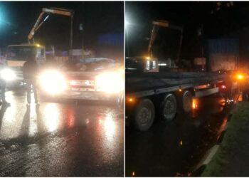 ოზურგეთი-ლანჩხუთის საავტომობილო გზა, სოფელ ლესაში ცალმხრივად პარალიზებულია