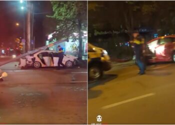 ვიდეო – ერთმანეთს ორი ავტომობილი შეეჯახა – ავარია თბილისში