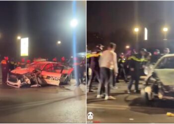 ვიდეო – ერთმანეთს საპატრულო და მსუბუქი ავტომანქანა შეეჯახა – ავარია თბილისში