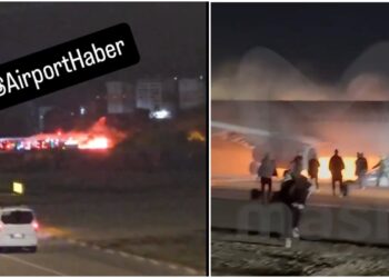 ვიდეო – ანტალიაში, რუსეთიდან ჩაფრენილ თვითმფრინავს ცეცხლი გაუჩნდა