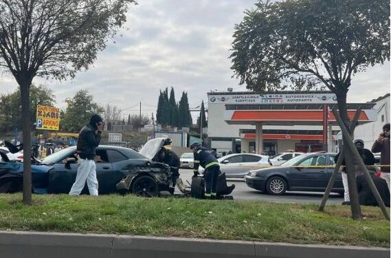 თბილისში ავარიის შედეგად 5 ადამიანი დაშავდა