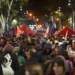 კარვების გაშლის გამო, ჭავჭავაძისა და მელიქიშვილის გამზირების, ვარაზისხევისა და კეკელიძის ქუჩის, დამაკავშირებელი გზაჯვარედინი პარალიზებულია