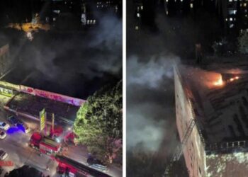 თბილისში, ერთ-ერთ სპორტ დარბაზში ხანძარია