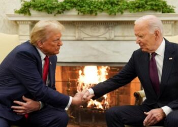 ბაიდენი და ტრამპი ერთმანეთს შეხვდნენ