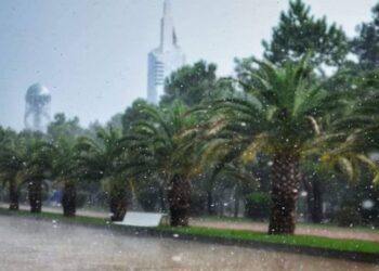 წვიმამ ბათუმში პრობლემები შექმნა – დაიტბორა ქუჩები, ეზოები და სარდაფები