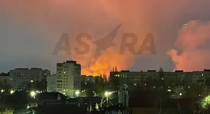 უკრაინულმა დრონებმა ბრიანსკში საბრძოლო მასალის საცავებს დაარტყეს