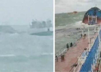 უამინდობის გამო, შავ ზღვაში, ერთმანეთს ორი რუსული სატვირთო გემი შეეჯახა