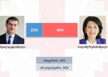 IPM კვლევები: გამოკითხულთა უმეტესობა- 46% ქვეყნის პრეზიდენტად სალომე ზურაბიშვილს მიიჩნევს