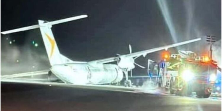 თვითმფრინავი ავარიულად დაეშვა და ცეცხლი გაუჩნდა – ავიაკატასტროფა კანადაში