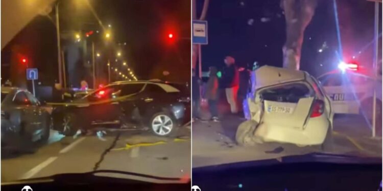 ვიდეო – ცოტა ხნის წინ თბილისში ავარია მოხდა