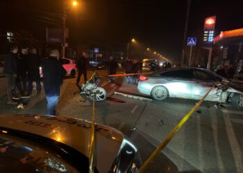 ცოტა ხნის წინ ოზურგეთში, “გაკირულზე” ავტოსაგზაო შემთხვევა მოხდა (+ფოტოები)