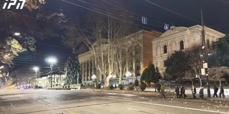 რუსთაველის გამზირზე საპროტესტო აქცია ამ დროისთვის დასრულებულია