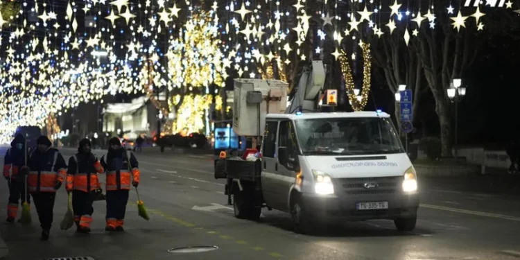 რუსთაველის გამზირზე საპროტესტო აქცია დღეისთვის დასრულებულია