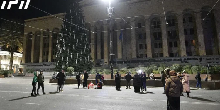 რუსთაველის გამზირზე საპროტესტო აქცია დასრულდა