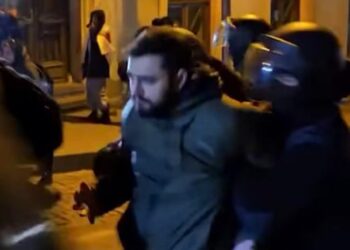 აქციაზე ცოტნე კობერიძე დააკავეს