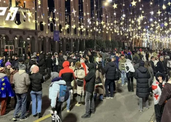 რუსთაველის გამზირზე პროტესტი განახლდა