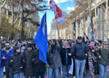 IT და ტექნოლოგიური სფეროს წარმომადგენლებმა რუსთაველის გამზირი გადაკეტეს