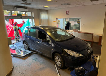 პოლონეთში, საქართველოს მოქალაქე პოლიციის შენობაში მანქანით შევარდა