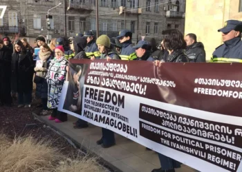 მთავრობის სხდომის პარალელურად, მთავრობის ადმინისტრაციასთან მზია ამაღლობელის მხარდამჭერი აქცია მიმდინარეობს