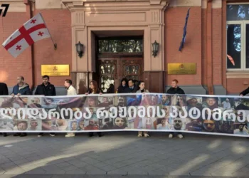 „სოლიდარობა რეჟიმის პატიმრებს“ – საკონსტიტუციო სასამართლოსთან საპროტესტო აქცია მიმდინარეობს