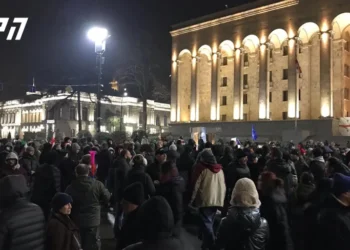პარლამენტთან საპროტესტო აქცია განახლდა – რუსთაველის გამზირი გადაკეტილია