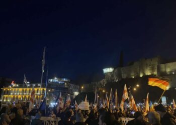 თბილისში მასშტაბური საპროტესტო აქცია – “არა რუსულ დიქტატურას” იმართება