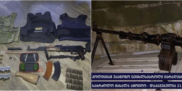ვიდეო – პოლიციამ რეგიონებსა და თბილისში უკანონო ცეცხლსასროლი იარაღები და საბრძოლო მასალა ამოიღო – დაკავებულია 21 პირი