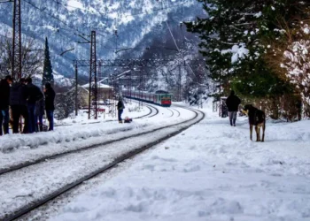 დიდთოვლობის გამო „საქართველოს რკინიგზა“ 27 თებერვლის რამდენიმე რეისს აუქმებს