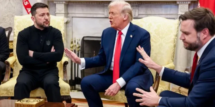 დონალდ ტრამპმა და ჯეი დი ვენსმა ვოლოდიმირ ზელენსკისთან თეთრ სახლში კამერების წინაშე იკამათეს