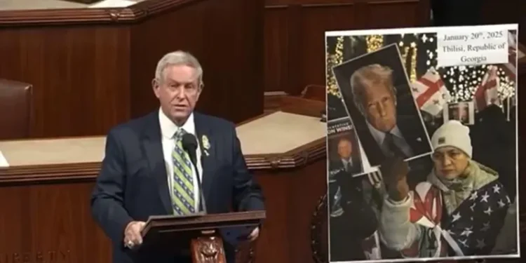 ჯო უილსონი კონგრესში – “ქართული ოცნების” რეჟიმი ქართველი ხალხის მომავლის მოპარვასა და ომის დამნაშავე პუტინისთვის, ირანული რეჟიმისა და ჩინეთის კომუნისტური პარტიისთვის მიყიდვას ცდილობს