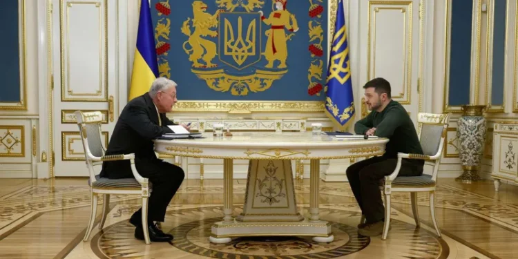 ზელენსკი – “პროდუქტიული შეხვედრა მქონდა აშშ-ის სპეციალურ წარმომადგენელ კიტ კელოგთან