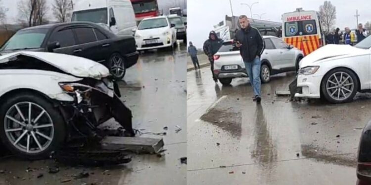 ერთმანეთს ტრაილერი და ხუთი ავტომობილი შეეჯახა